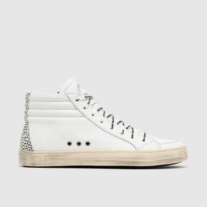 P448 Skate White Gravel High-Top Sneakers